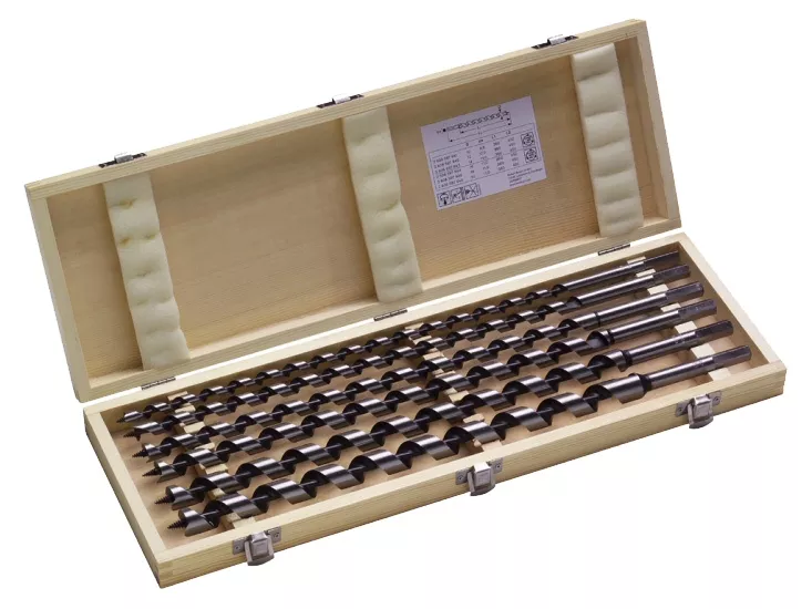 Coffret 6 forêts longs à spirale simple BOSCH